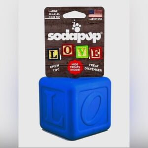 SodaPup Love Cube Durable Dog Toy & Treat Dispenser | Enrichment Toy | NEW